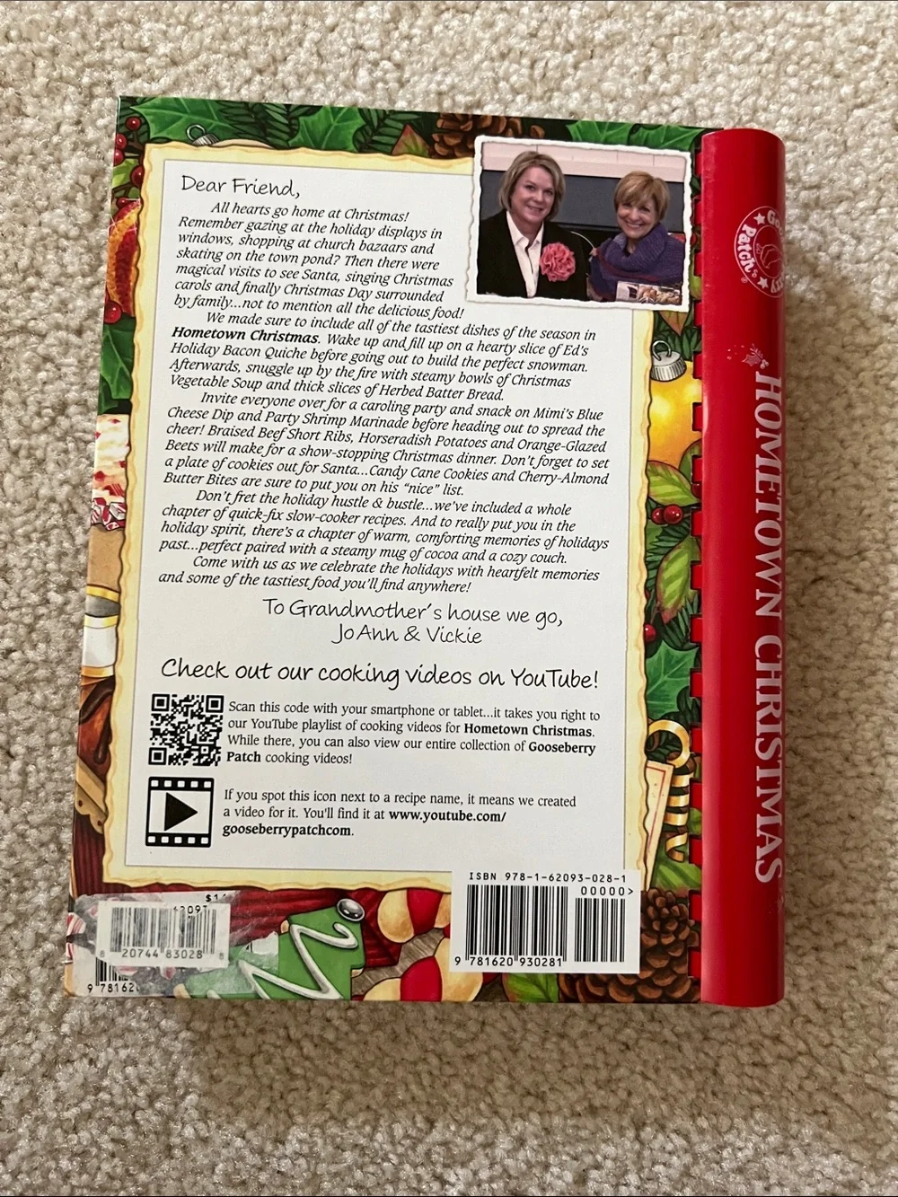 Gooseberry Patch Hometown Christmas Cookbook - EC